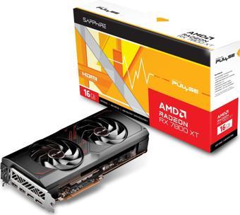 Sapphire Radeon RX7800XT Pulse 16GB GDDR6 256Bit HDMI/DP Ekran Kartı