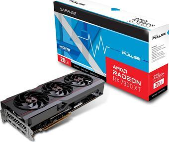 Sapphire Radeon RX7900XT Pulse 20GB GDDR6 320Bit HDMI/DP Ekran Kartı