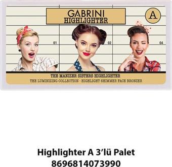 Gabrini Hıghlıghter Set A 3&#39;lü