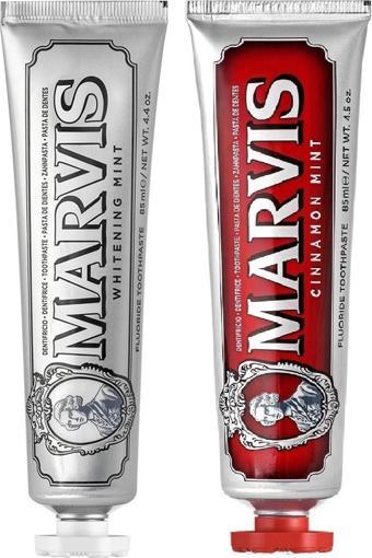 Marvis Whitening Mint Diş Macunu 85 ml Cinnamon Mint Diş Macunu 85 ml