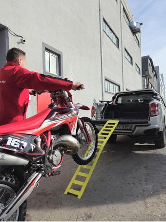 Torque-MX Motosiklet Yükleme Rampası LR1 Sarı