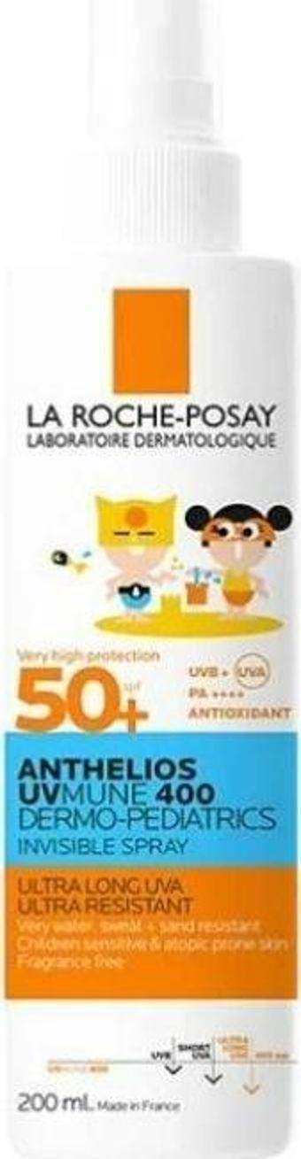 La Roche-Posay Anthelios Dermo Pediatrics Invisible Spray Spf 50+ 200 ml