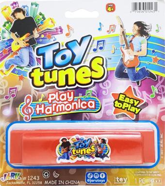 Mızıka Plastik Oyuncak Müzik Aleti Toy Tunes Play Harmonika Kırmızı