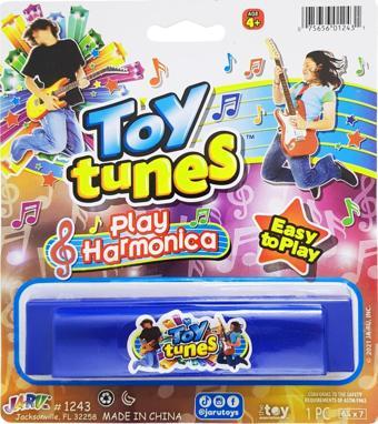 Mızıka Plastik Oyuncak Müzik Aleti Toy Tunes Play Harmonika Mavi