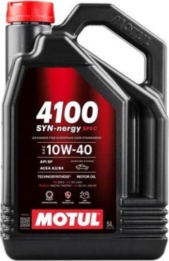 Motul 4100 Syn-nergy SPEC 10w-40 4l %100 Sentetik (6100)