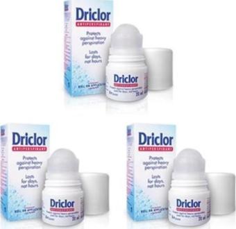 Driclor Anti Perspirant Roll On 20 Ml X 3 Adet