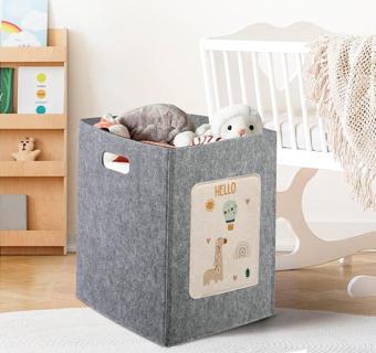 Homing Çocuk Odası Keçe Oyuncak ve Çamaşır Sepeti HMY-6392