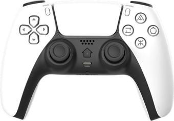 Cosmostech PLAYX PS4 ,PC , Android Tv , Tv Box Mobil Uyumlu Kablosuz Controller Gamepad Oyun Kolu Beyaz-Siyah