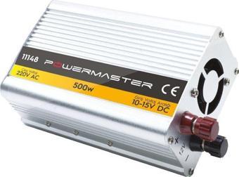 POWERMASTER PM-11148 12 VOLT - 500 WATT MODIFIED SINUS INVERTER (10-15V ARASI-220V AC)