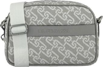 U.S. Polo Assn. Kadın Çapraz Askıl Çanta Beyaz - Gri Us24143