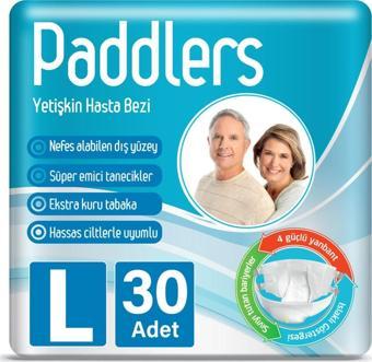 Paddlers Yetişkin Hasta Bantlı Bez Large 30 Adet