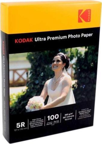 Kodak Ultra Premium Glossy,Parlak 13X18Cm 260Gr/M² Fotoğraf Kağıdı 100 Yaprak