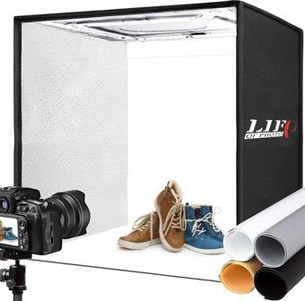 Life 70X70 Led Işıklı Ürün Çekim Çadırı 24Film (Türkiye Distribütör Garantili)