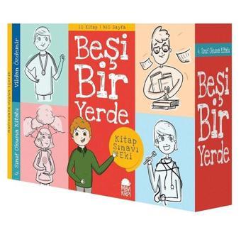 Beşi Bir Yerde 4.Sınıf Okuma Seti-10 Kitap Takım - Vildan Özdemir - Mavi Kirpi