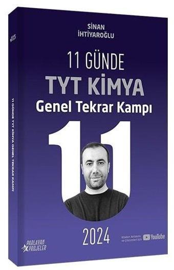 YKS TYT Kimya 11 Günde Tekrar Kampı Video Ders Takip Kitabı - Sinan İhtiyaroğlu Parlayan Projeler - Parlayan Projeler