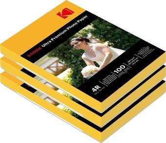 Kodak 260 Gram 10X15 Parlak 3'Lü Paket Fotoğraf Kağıdı