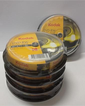 Kodak Boş Dvd-Rw 4.7Gb Disk 5'Li Paket Dvd Yeniden Yazılabilir