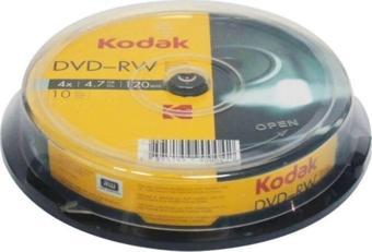 Kodak Dvd-Rw 4X 4.7Gb 10'Lu Caxebox 1810310