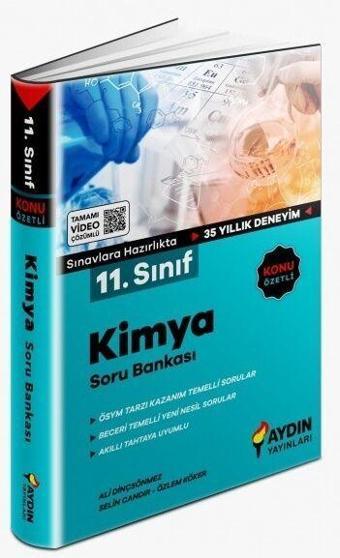 Aydın Yayınları 11. Sınıf Kimya Konu Özetli Soru Bankası - Aydın Yayınları