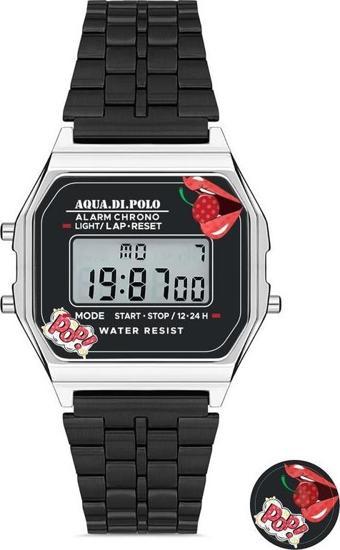 Aqua Di Polo 1987 Siyah Metal Kadın Kol Saati APWA063502