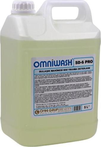 Omniwash SD-6 Pro 5000 ml Endüstriyel Sıvı Bulaşık Makinesi Deterjanı