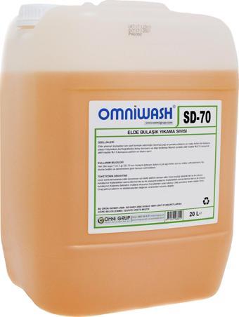 Omniwash SD-70 20 Litre Elde Bulaşık Yıkama Deterjanı 