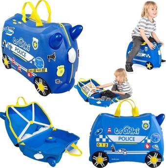 Trunki Arabası Percy Binilen ve Sürülen Çocuk Bavulu