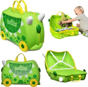 Trunki Dinozor Dudley Binilen ve Sürülen Çocuk Bavulu