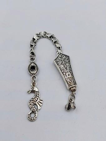 ÖZEL TASARIM ARNAVUT ZİNCİR KALİTELİ DENİZATI FİGÜRLÜ PÜSKÜL