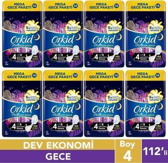 Platinum Ped Hijyenik Gece Extra 112 Adet Anne Kız Paketi (56x2)