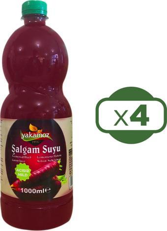 Yakamoz Şalgam Suyu 1 lt Acısız x 4 Adet