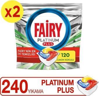 Fairy Platinum Plus Bulaşık Makinesi Deterjanı 240'lı (40x6)