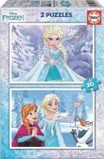 Educa 16847 Frozen 2x20 Parça Puzzle