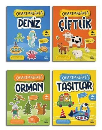 Çıkartmalarla Etkinlik Serisi Seti - 4 Kitap Takım - Kolektif  - Floki Çocuk