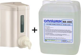 Omniwash Köpük El Sabunu 5Lt+Vialli Köpük Dispenseri 1000ml F4