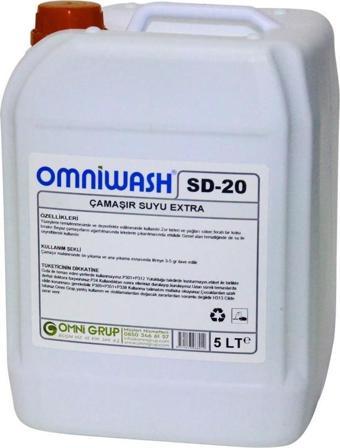 Omniwash SD-20 5000ml Çamaşır Suyu Extra 