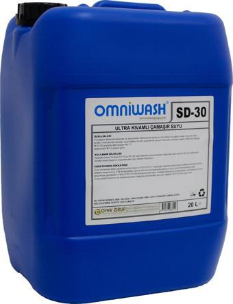 Omniwash SD-30 20 Litre Ultra Kıvamlı Çamaşır Suyu 