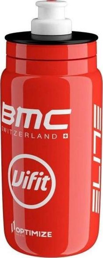 Elite Fly Team BMC Vifit Bisiklet Matarası Kırmızı 550ml 54g