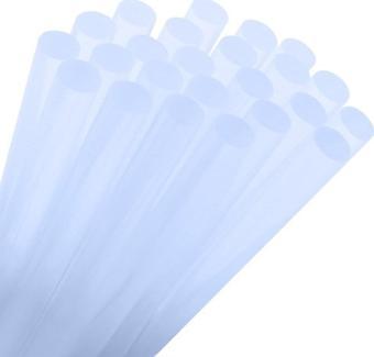 Netten Evime Sıcak Silikon Çubuğu 1 KG 7MM-30CM Mum Silikon İnce Uç Şeffaf