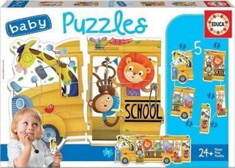 Educa 17575 24 Months Animals School Bus 