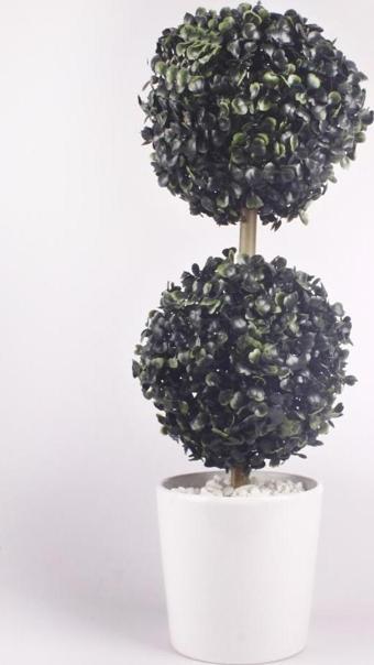 Netten Evime Yapay Ağaç Şimşir Top 2 Toplu 50cm 
