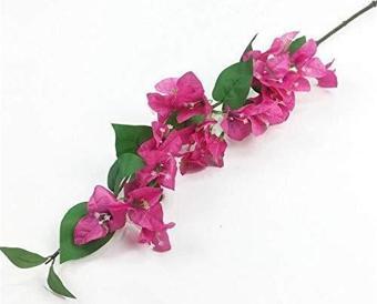 Nettenevime Yapay Çiçek Begonvil Çiçeği Fuşya 80cm Tek Dal Bodrum Çiçeği Sarkan Çiçek