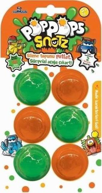 Pop Pops Snotz 6 lı Slime Paket