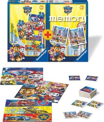 Ravensburger Puzzle ve Memory Game 4 ü 1 Arada Yapboz ve Hafıza Oyunu Seti