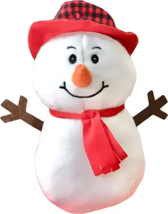 Yılbaşı Kardan Adam Peluş Snowman Fluffy Toy 25 cm