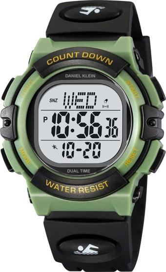 DK-2164-3 Daniel Klein 50 Mt Suya Dayanıklı Alarm-Kronomotre-Aydınlatma Özellikli Çocuk Kol Saati