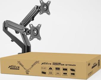xDrive İkili Monitör Tutucu MNT-25/C024 - Monitör Standı - Monitör Aparatı