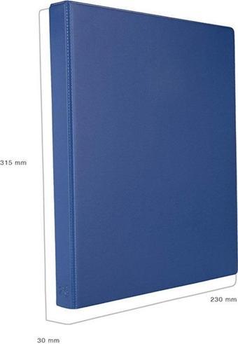 EVRAK SUNUM KLASÖRÜ A4 PVC 3 CM 2 HALKALI (200 YAPRAK) 27X32 CM