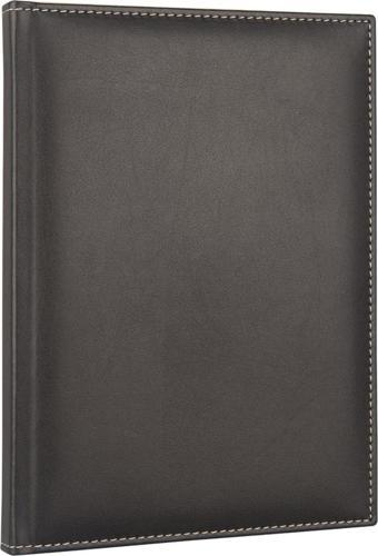 DERİ KAPAK DEFTER AJANDA TARİHSİZ KARELİ 17X24 CM