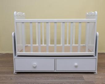 Beşik Bebek 12663 Sallanır Parlak beyaz 60*100 sağlığa zarar vermeyen Ürün
